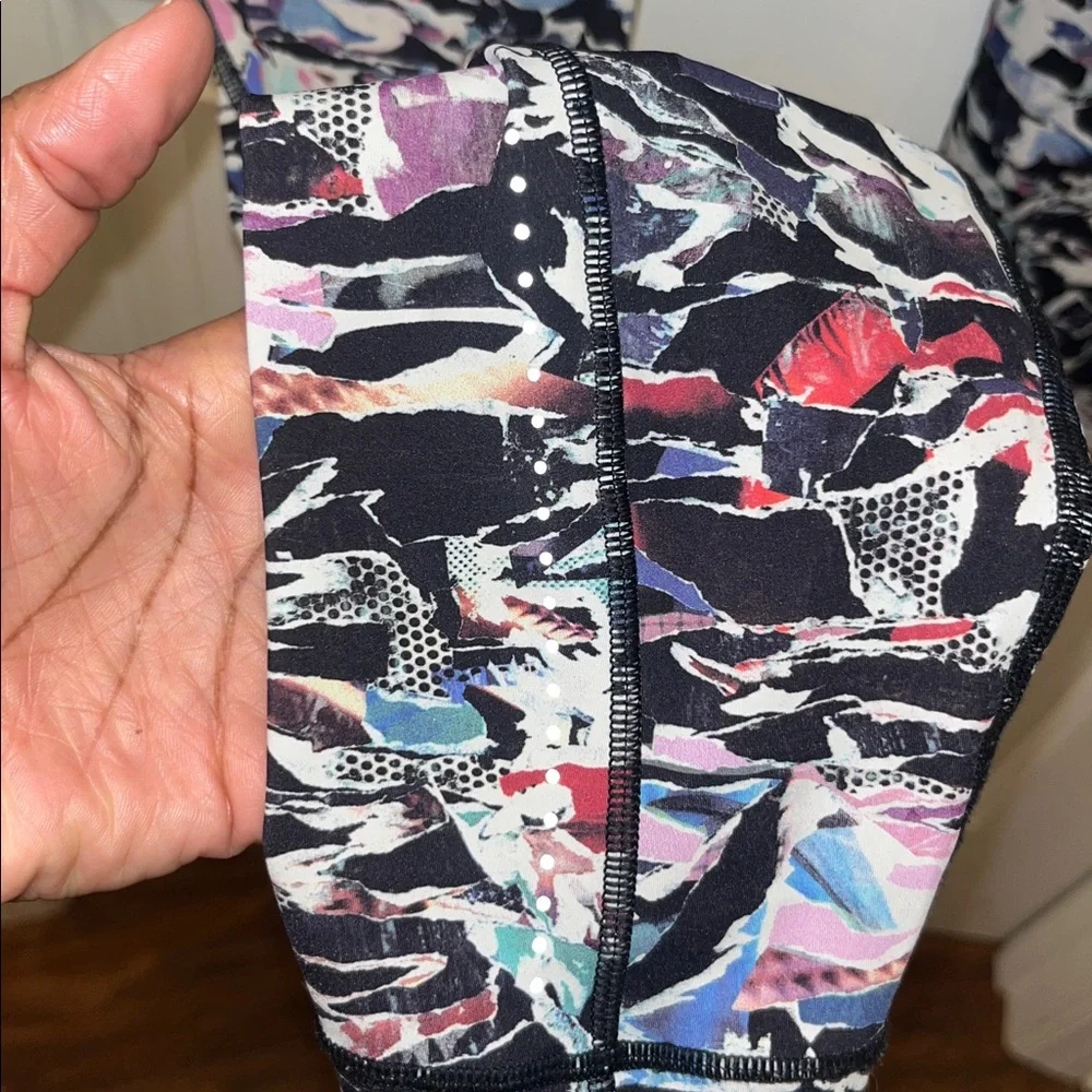 🍋 LIKE NEW Lululemon Break Free Tight 25" - Culture Clash Starlight Black - Sz 8 - Picture 11 of 16